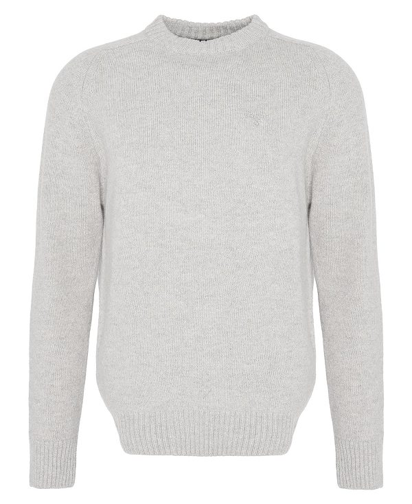 Barbour Grangetown Crew Neck Jumper γκρι | BABO88644