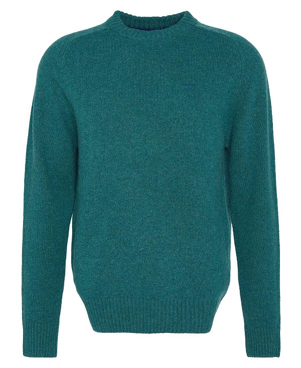 Barbour Grangetown Crew Neck Jumper πρασινο | BABO88645