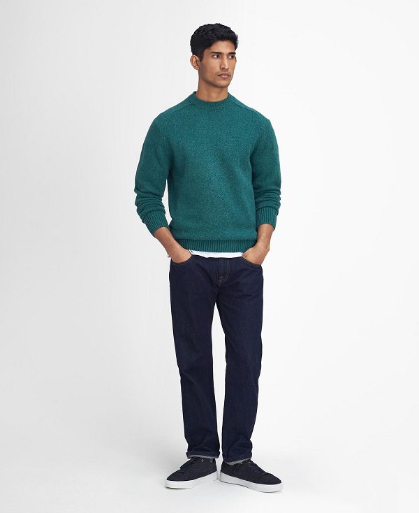 Barbour Grangetown Crew Neck Jumper πρασινο | BABO88645