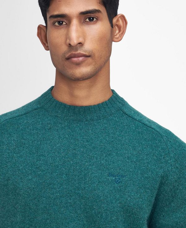 Barbour Grangetown Crew Neck Jumper πρασινο | BABO88645
