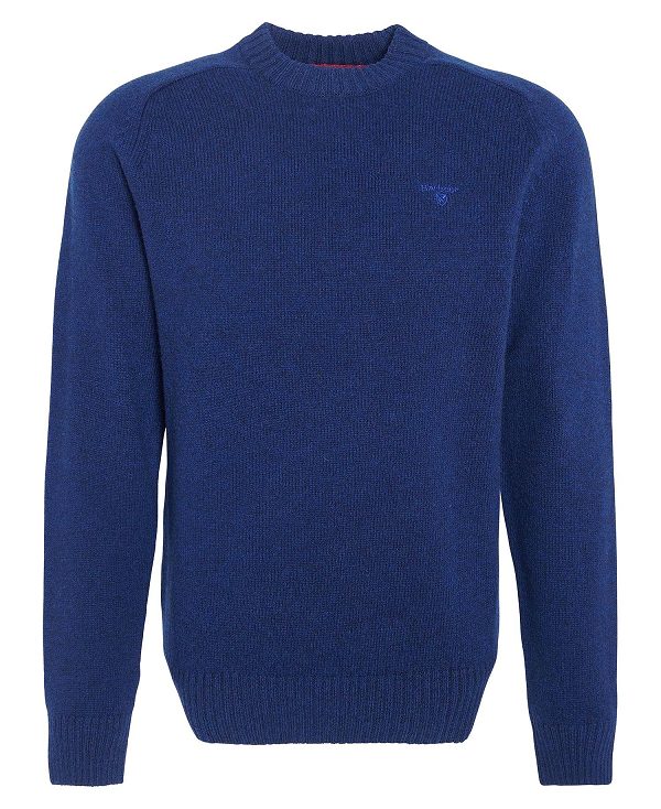 Barbour Grangetown Crew Neck Jumper μπλε | BABO88647