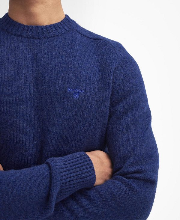 Barbour Grangetown Crew Neck Jumper μπλε | BABO88647