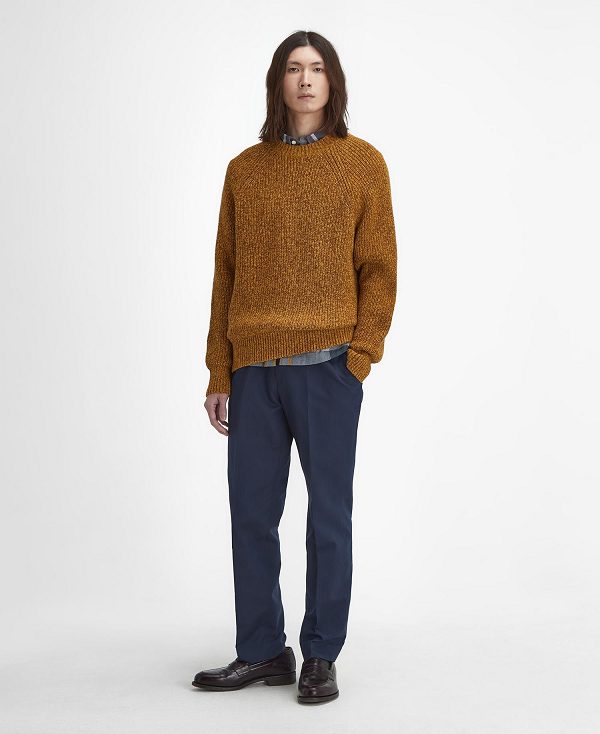 Barbour Griffiths Crew Neck Jumper καφε | BABO88681