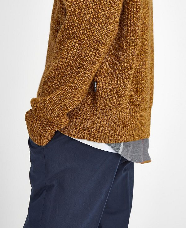 Barbour Griffiths Crew Neck Jumper καφε | BABO88681