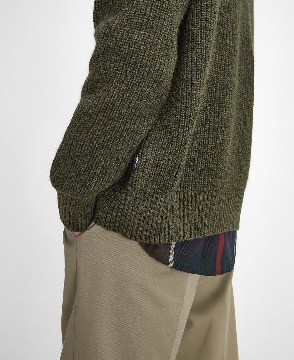 Barbour Griffiths Crew Neck Jumper πρασινο | BABO88682