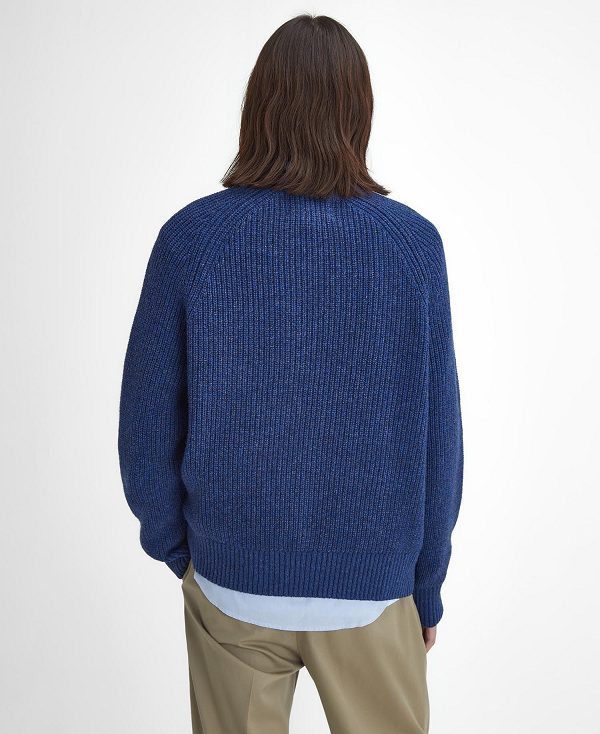 Barbour Griffiths Crew Neck Jumper σκουρο μπλε | BABO88686