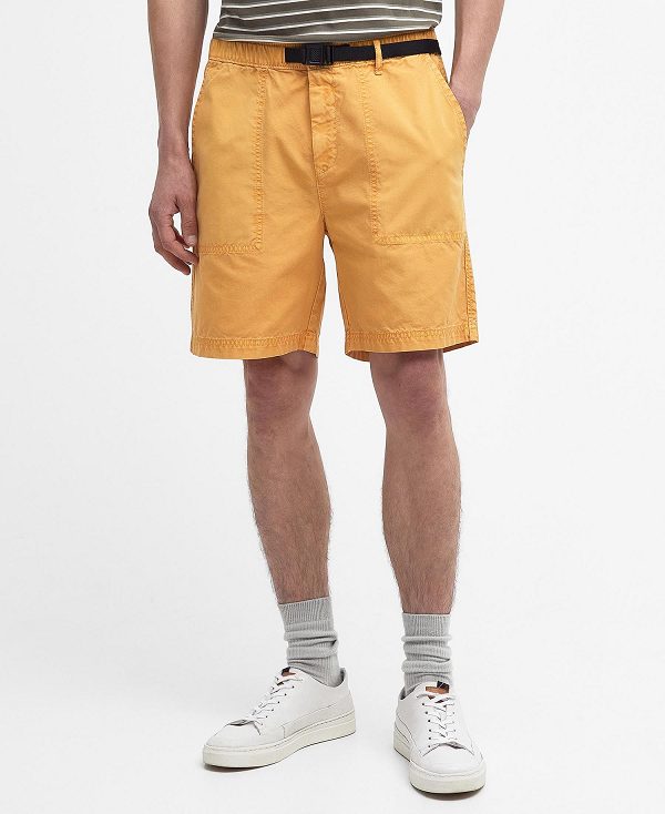 Barbour Grindle Shorts πορτοκαλι χρυσο χρωμα | BABO88763