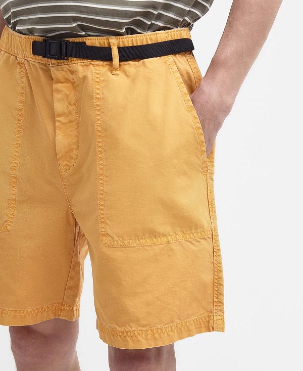Barbour Grindle Shorts πορτοκαλι χρυσο χρωμα | BABO88763