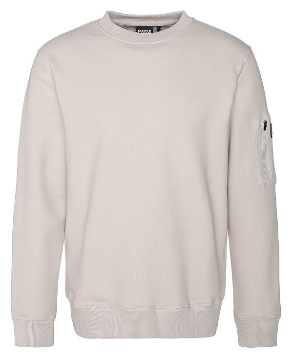 Barbour Grip Sweatshirt ασπρα | BABO88463