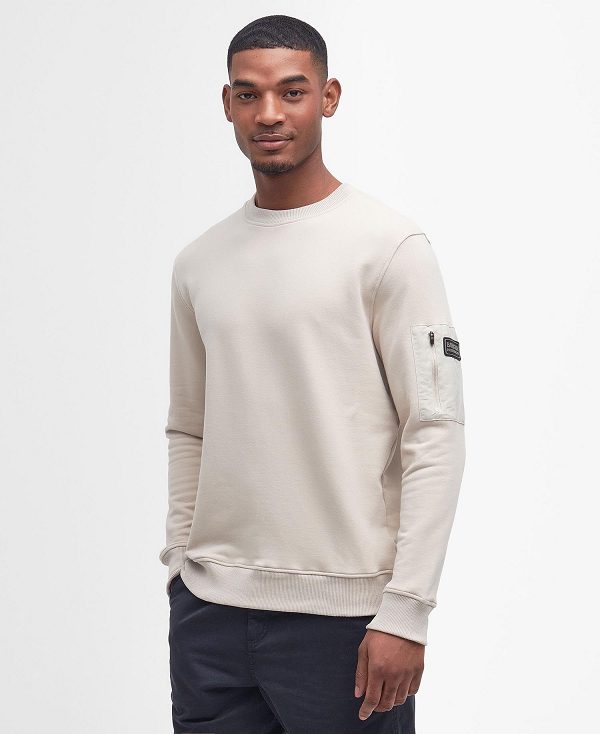 Barbour Grip Sweatshirt ασπρα | BABO88463