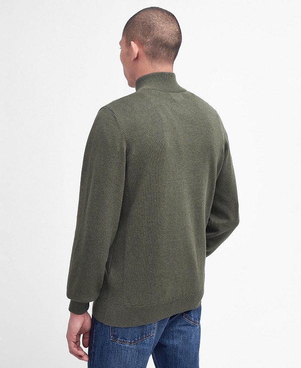 Barbour Half-zip Jumper πρασινο | BABO88592