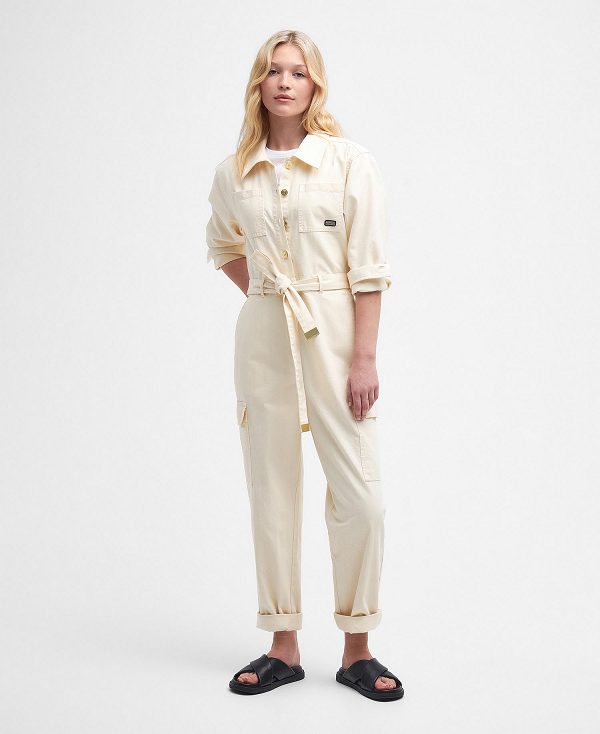 Barbour Hamilton Jumpsuit Μπεζ | BABO89609
