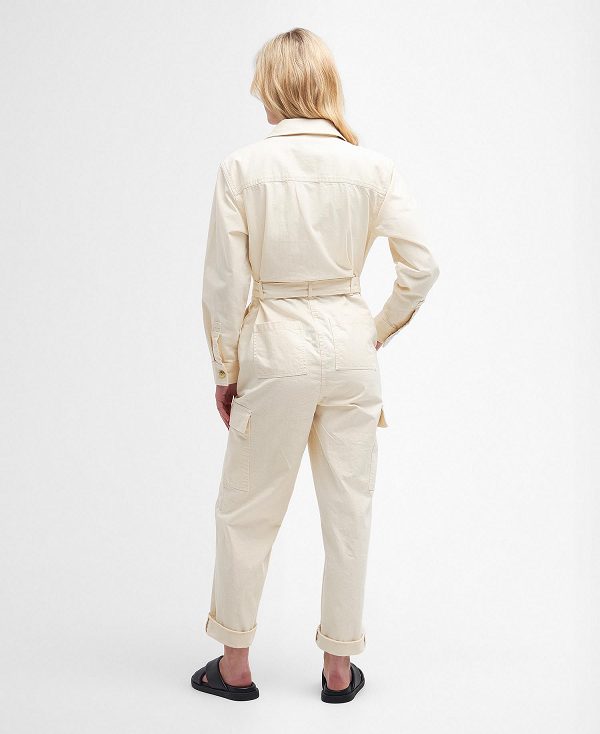Barbour Hamilton Jumpsuit Μπεζ | BABO89609