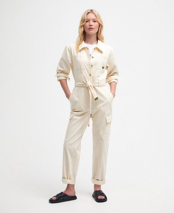 Barbour Hamilton Jumpsuit Μπεζ | BABO89609