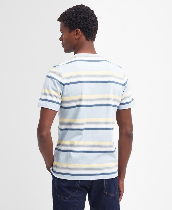 Barbour Hamstead Striped T-shirt ασπρα | BABO88378