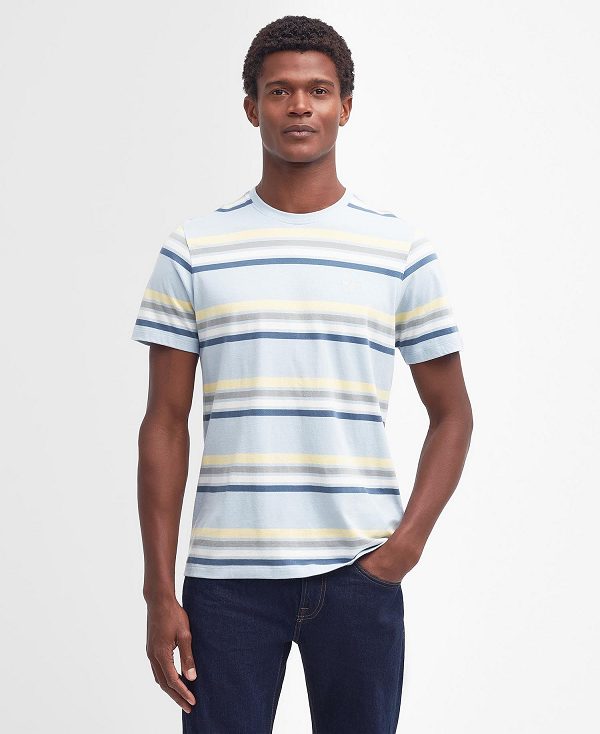 Barbour Hamstead Striped T-shirt ασπρα | BABO88378