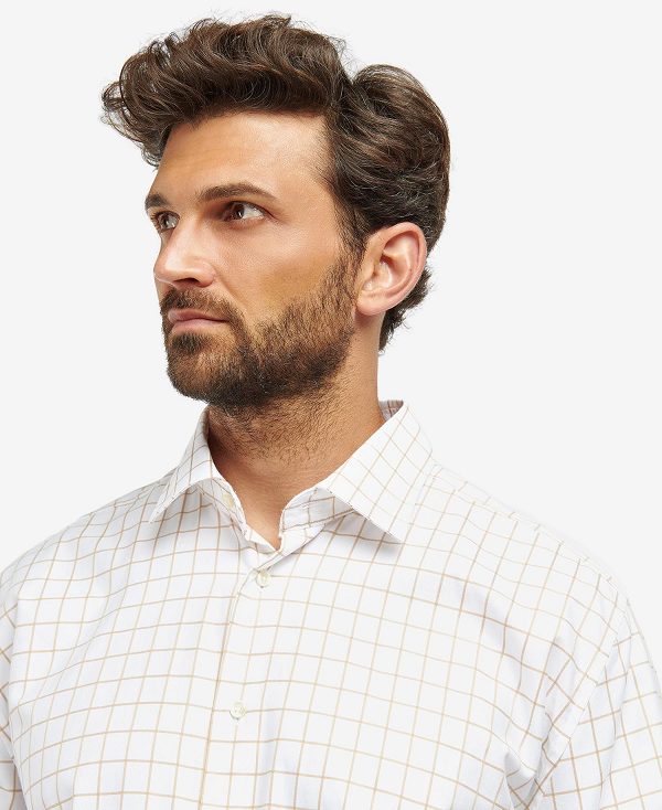 Barbour Hanstead Country Active Long-sleeved Shirt μπλε | BABO87641