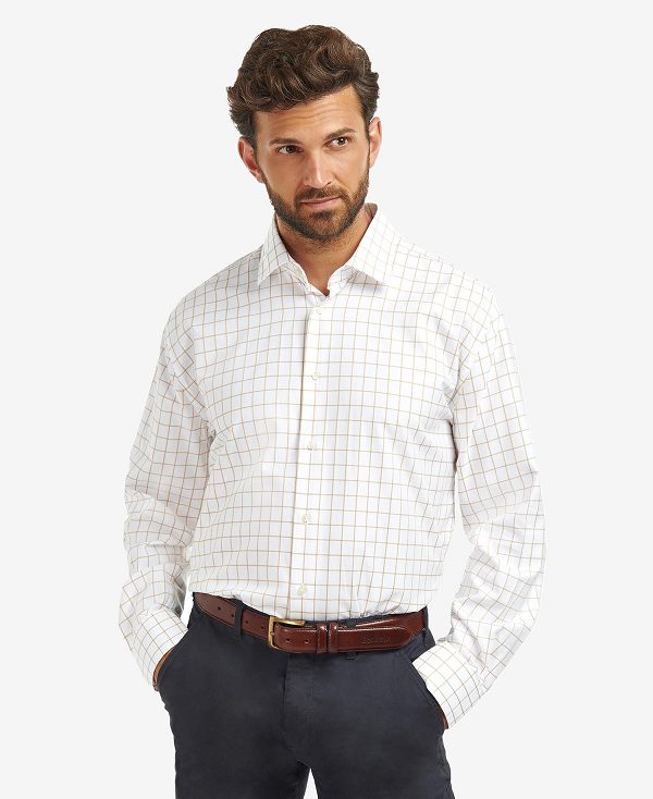 Barbour Hanstead Country Active Long-sleeved Shirt μπλε | BABO87641