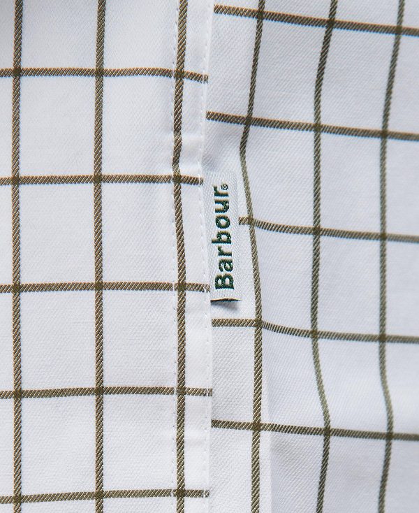 Barbour Hanstead Country Active Long-sleeved Shirt Ελιά | BABO87643