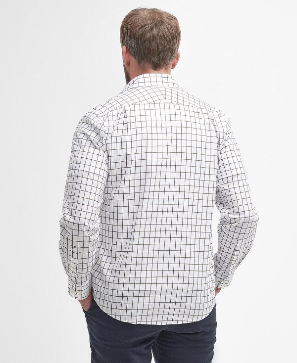 Barbour Hanstead Country Active Long-sleeved Shirt Ελιά | BABO87643