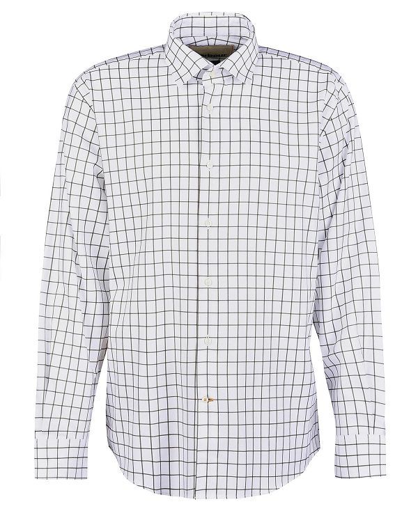 Barbour Hanstead Country Active Long-sleeved Shirt Ελιά | BABO87643