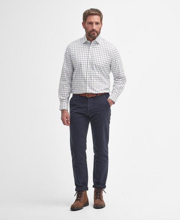 Barbour Hanstead Country Active Long-sleeved Shirt Ελιά | BABO87643