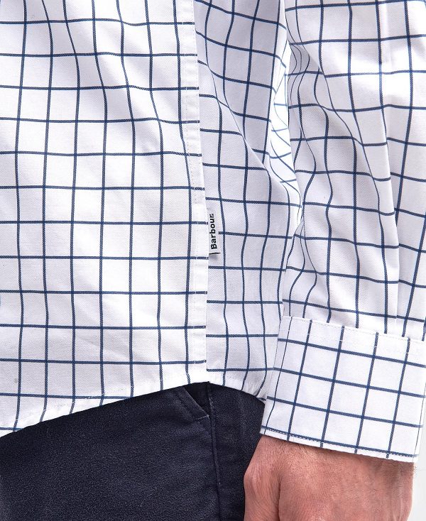 Barbour Hanstead Country Active Long-sleeved Shirt μπλε | BABO87886