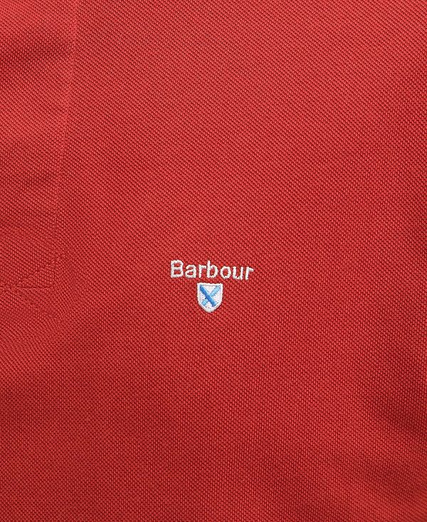 Barbour Hart Polo Shirt κοκκινα | BABO88146