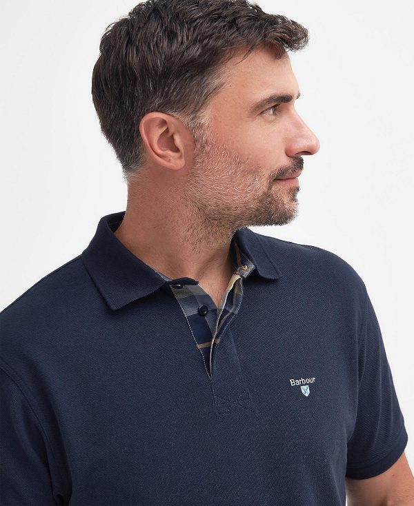 Barbour Hart Polo Shirt σκουρο μπλε | BABO88112