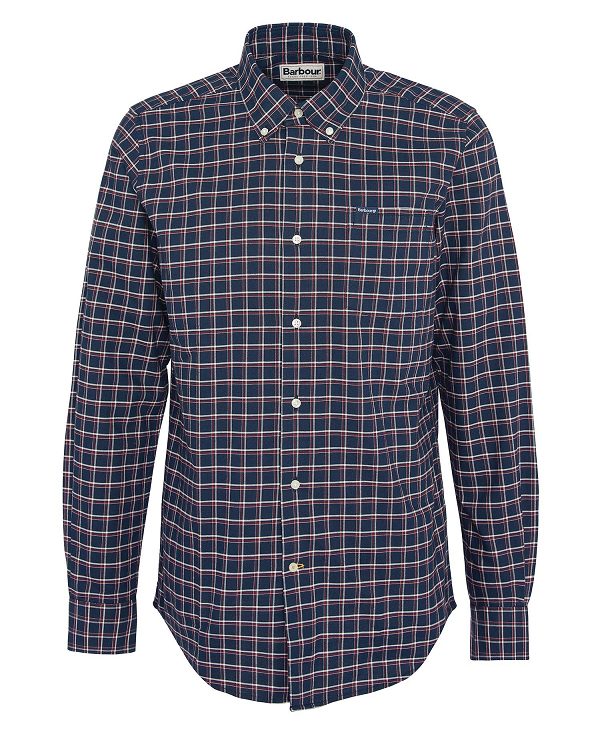 Barbour Harthorpe Tailored Shirt σκουρο μπλε | BABO87671