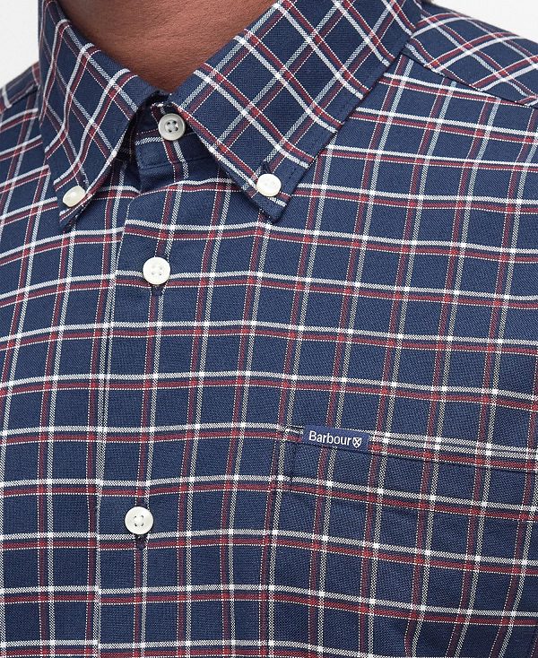 Barbour Harthorpe Tailored Shirt σκουρο μπλε | BABO87671