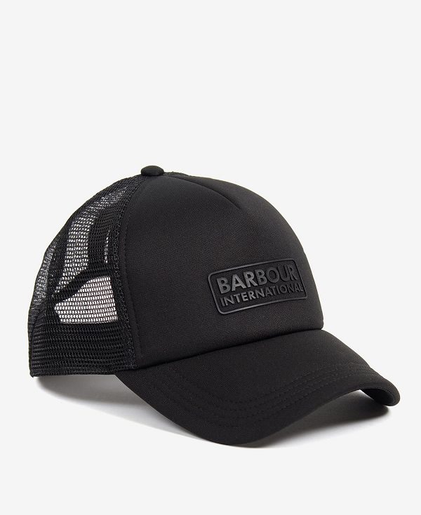 Barbour Heli Trucker Cap μαυρα | BABO89004