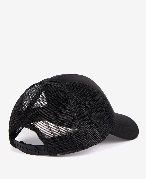 Barbour Heli Trucker Cap μαυρα | BABO89004