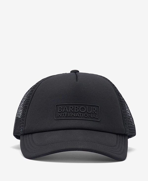 Barbour Heli Trucker Cap μαυρα | BABO89004