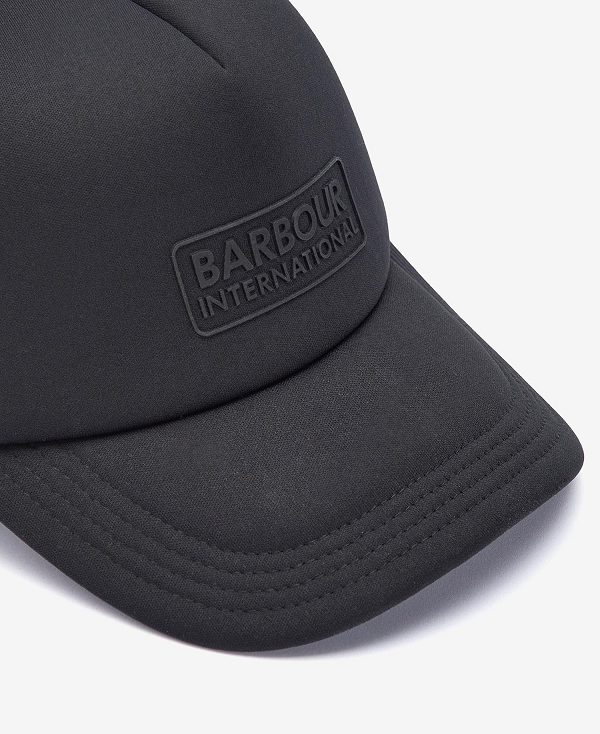 Barbour Heli Trucker Cap μαυρα | BABO89004