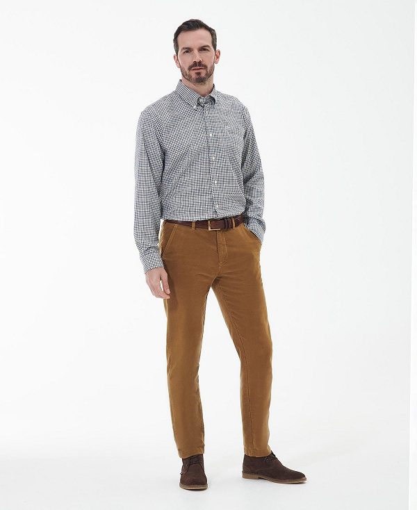 Barbour Henderson Thermo Weave Shirt ασπρα | BABO87902
