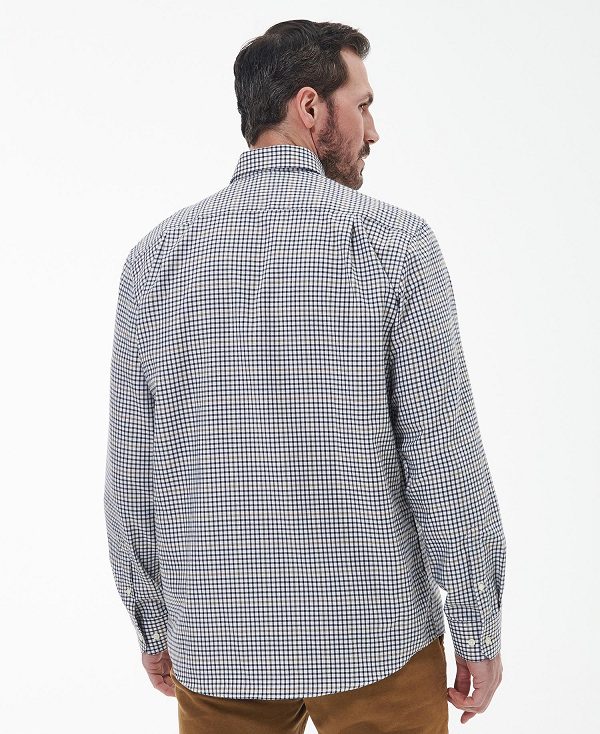 Barbour Henderson Thermo Weave Shirt ασπρα | BABO87902