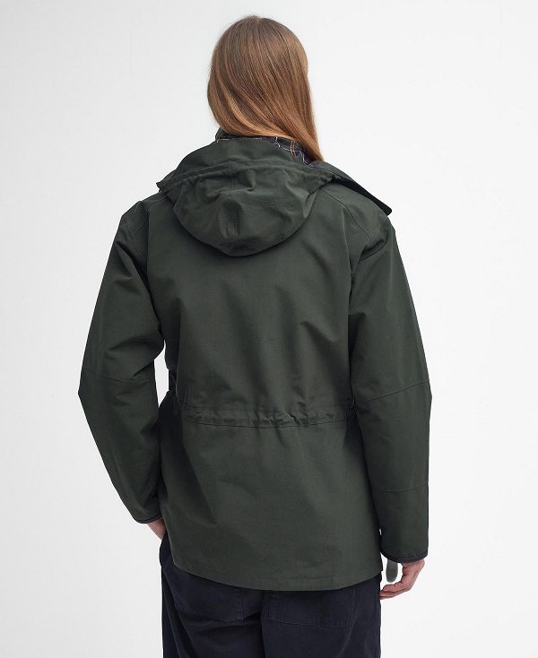 Barbour Heritage Dryfly Waterproof Jacket μαυρα | BABO87427