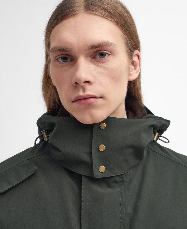 Barbour Heritage Dryfly Waterproof Jacket μαυρα | BABO87427