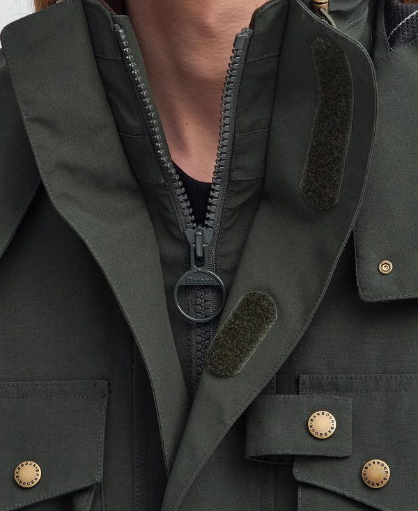 Barbour Heritage Dryfly Waterproof Jacket μαυρα | BABO87427