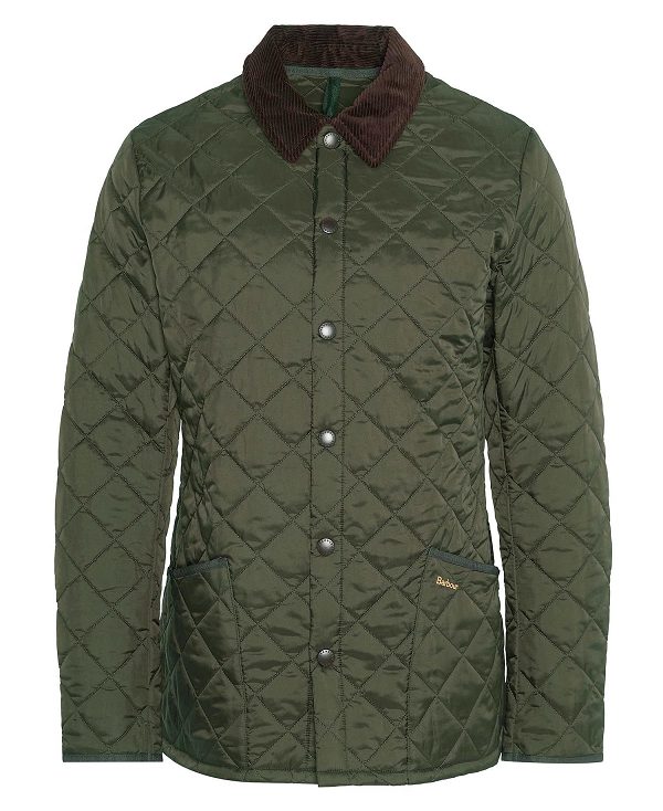 Barbour Heritage Liddesdale Quilted Jacket Ελιά | BABO87311