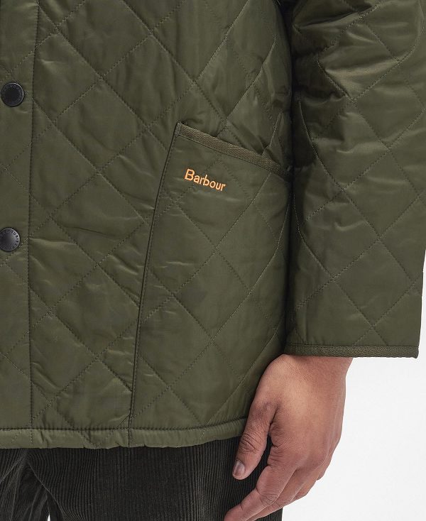 Barbour Heritage Liddesdale Quilted Jacket Ελιά | BABO87311