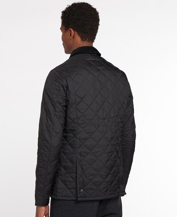 Barbour Heritage Liddesdale Quilted Jacket μαυρα | BABO87338