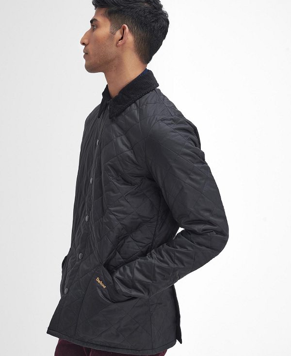Barbour Heritage Liddesdale Quilted Jacket μαυρα | BABO87338