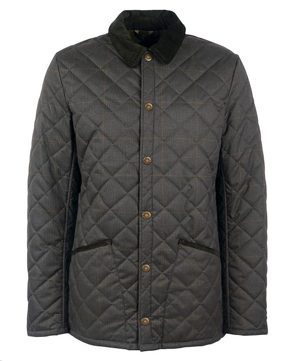 Barbour Heritage Liddesdale Quilted Jacket Ελιά | BABO87347