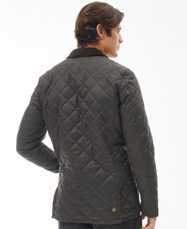 Barbour Heritage Liddesdale Quilted Jacket Ελιά | BABO87347