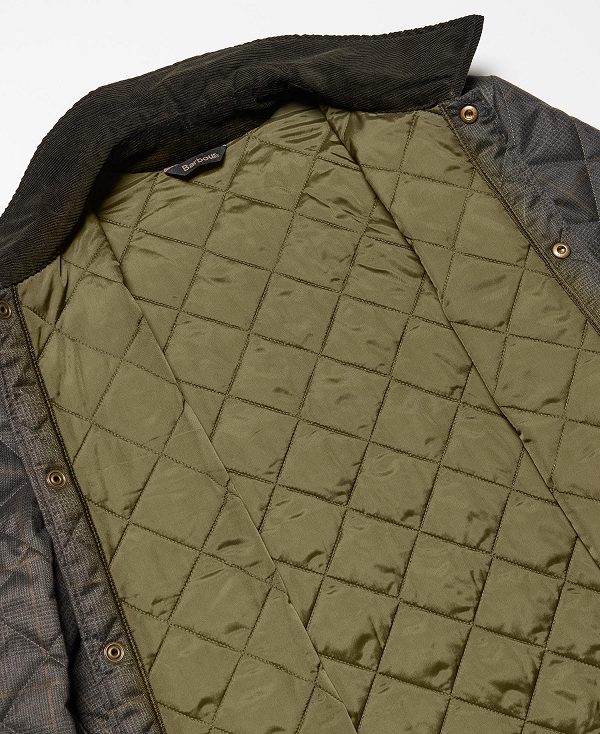 Barbour Heritage Liddesdale Quilted Jacket Ελιά | BABO87347
