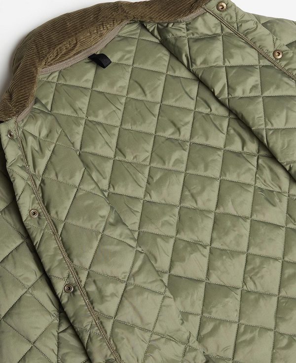 Barbour Heritage Liddesdale Quilted Jacket Ελιά | BABO87360