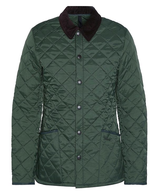 Barbour Heritage Liddesdale Quilted Jacket πρασινο | BABO87398
