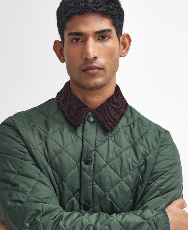 Barbour Heritage Liddesdale Quilted Jacket πρασινο | BABO87398